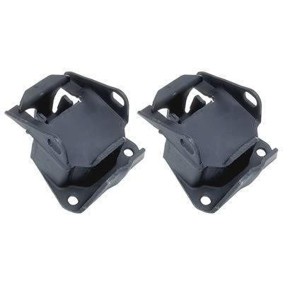 Trans-dapt 4218 motor mounts heavy-duty black rubber chevy 4.3l v6 pair