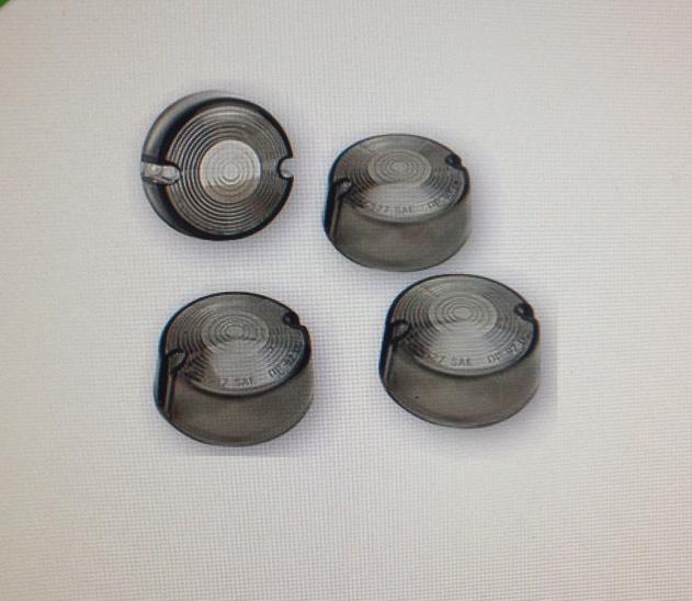 Smoked turn signal lens kit for harley xl 1200 sportster 1986-2001 