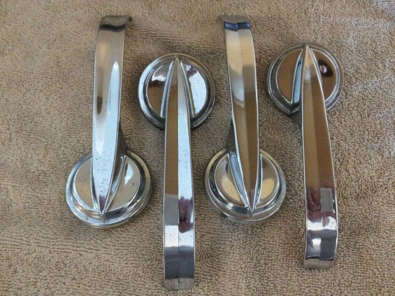 1962 ford galaxie 500 lot of 4 original interior door handles 60 61 62 lot#1