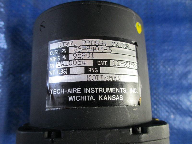 Kollsman Dual Altimeter and Dif. Pressure Gauge P/N: 26-8405-5, 98901 No.906-01, US $149.99, image 3