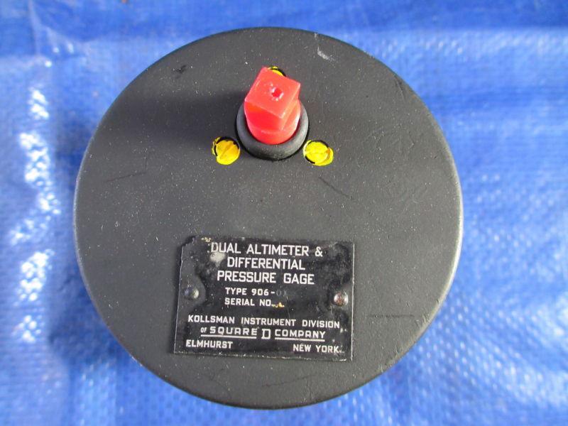 Kollsman Dual Altimeter and Dif. Pressure Gauge P/N: 26-8405-5, 98901 No.906-01, US $149.99, image 5