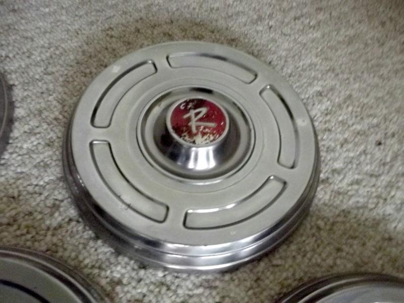 Sell Rambler Dog Dish Hubcaps Set of 4 Original Vintage AMC OEM in