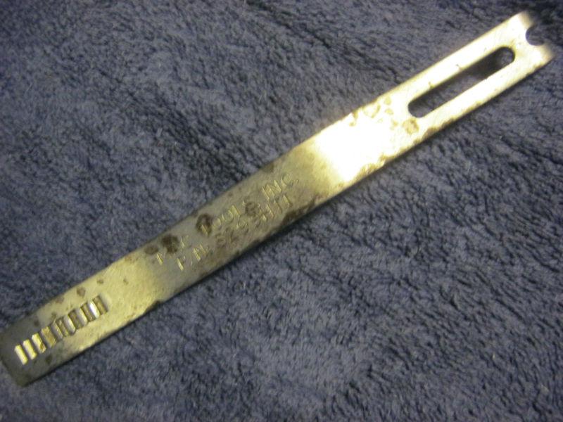 Mac brake adjustment tool oal 7". us patent #4922771. p/n: s299hti. used, but gc