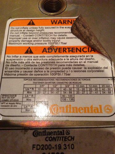 continental contitech fd200-19 310 air suspension, US $75.00, image 6