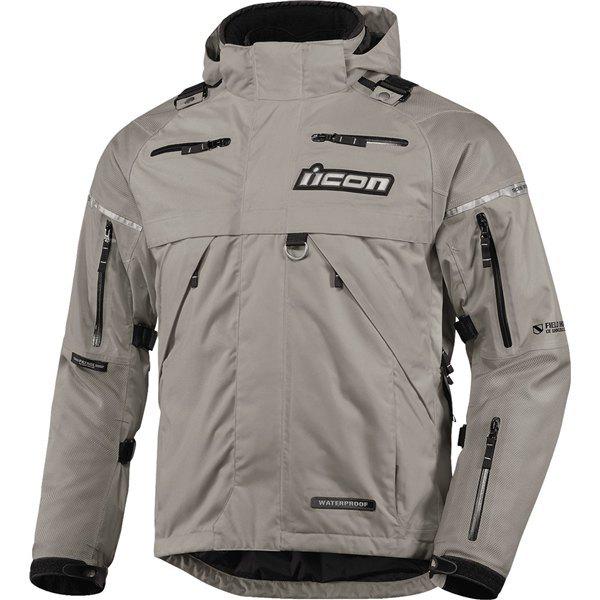 Grey l icon patrol waterproof jacket