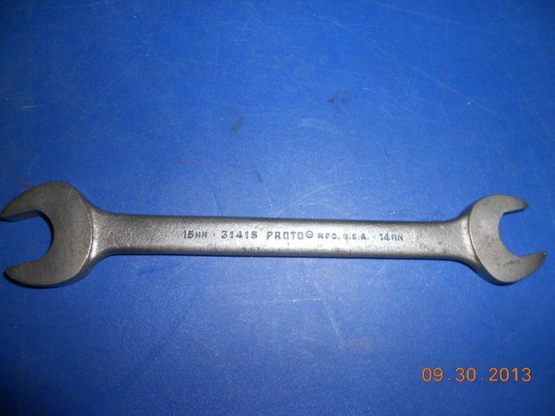 Proto 15mm and 14mm open end wrench#31415 