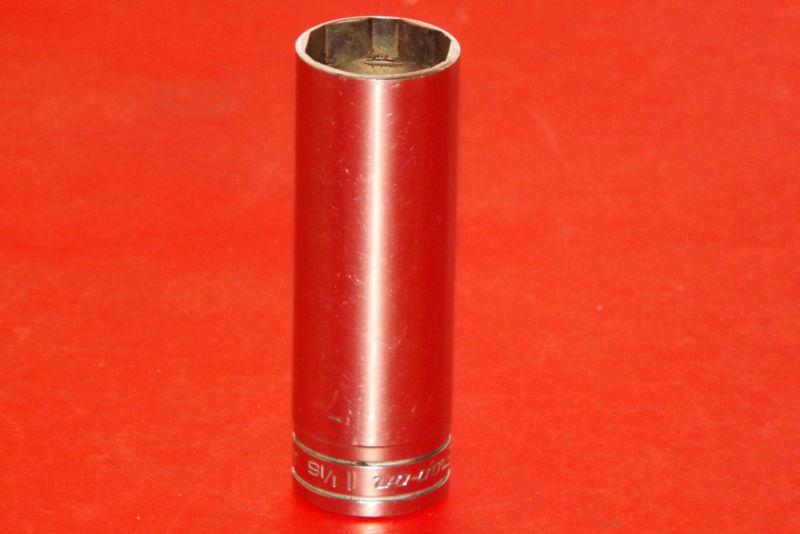 Snap-on tools 3/8” drive 1 1/16 deep well oil pressure sender switch socket a120