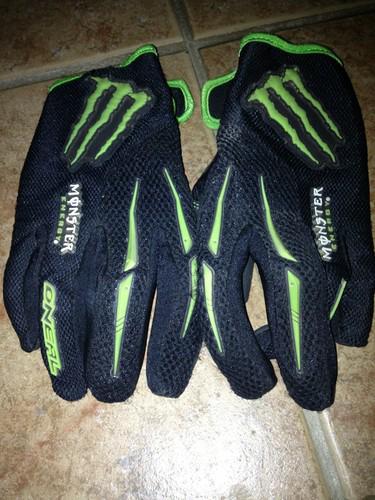 Oneal monster energy gloves "ricky dietrich" motorcycle dirt bike atv large