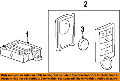Cadillac gm oem 25943677 electrical-remote control