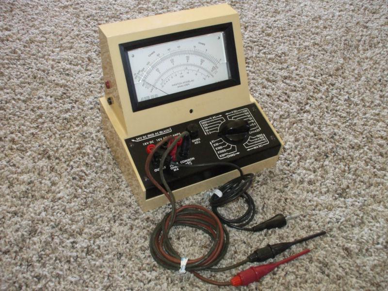 Vintage weston model 80 desk top analyzer volt ohm meter multimeter nice!!!