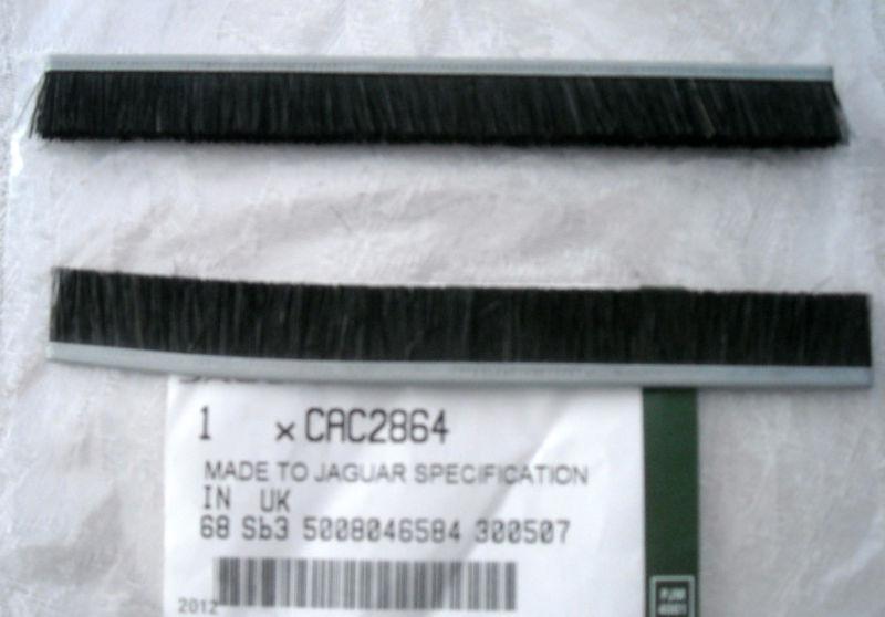 1976-1996 jaguar xjs 'hair' seal set for gear selector indicator panel  -- new!