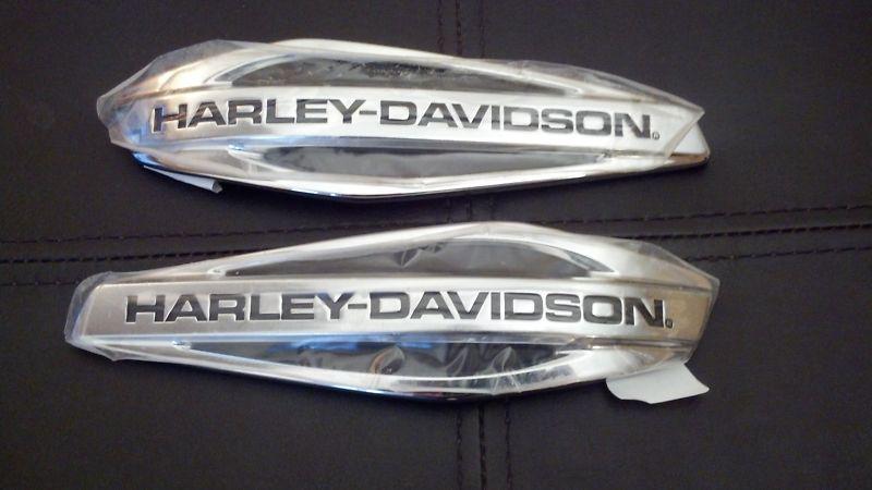 Harley-davidson tank emblem set - medallion logo decal gas