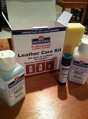Mohawk professional leather care kit recliners car seats car purse shoes saddles