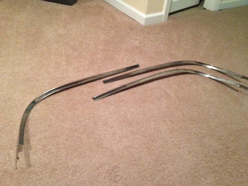Purchase 1955 1956 1957 CHEVY BEL AIR STAINLESS STEEL WINDSHIELD TRIM