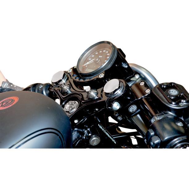 Roland Sands Black Cafe Gauge Headlight Relocator 1995-2013 Harley Sportster XL, US $223.95, image 2