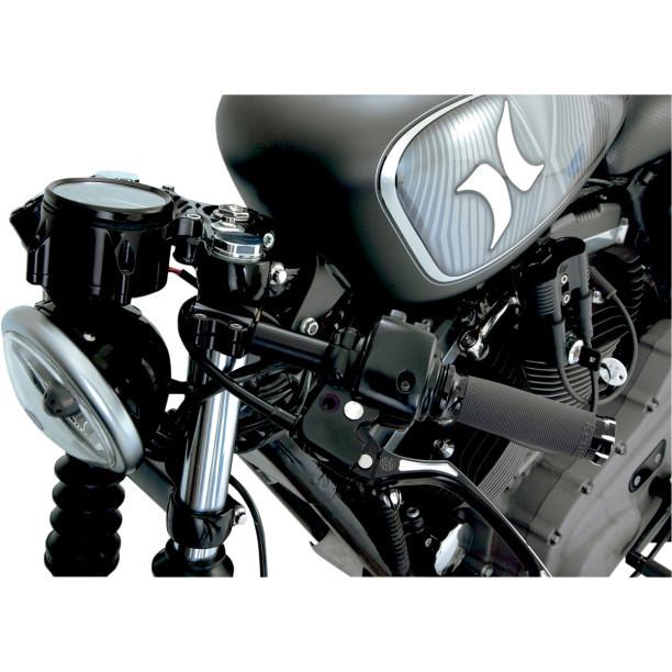 Roland Sands Black Cafe Gauge Headlight Relocator 1995-2013 Harley Sportster XL, US $223.95, image 3
