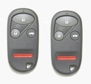 2x brand new original honda four buttons remote shell 