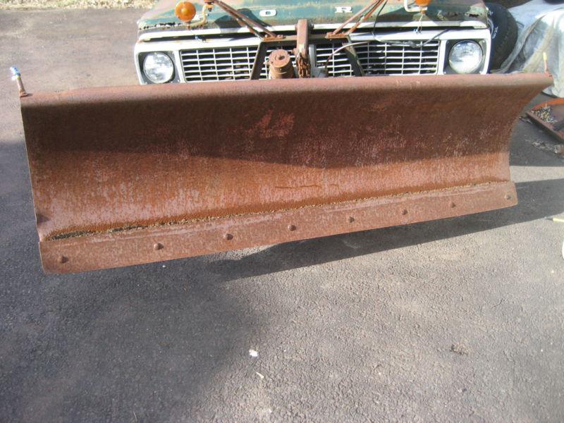 Western 7 1/2 Foot Snow Plow Complete Setup On A 70 F100 Ford Truck Chevy Dodge, US $500.00, image 2