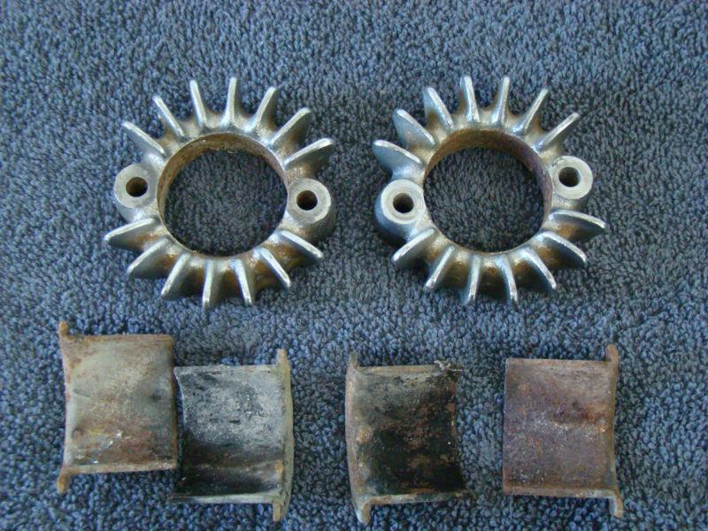 1972 honda cb175   exhaust flanges and collers