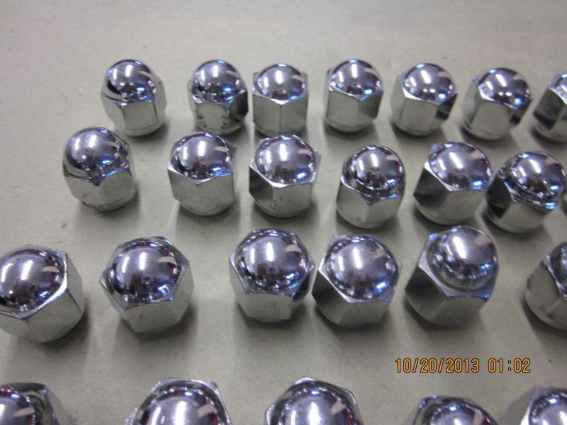 Purchase MODEL A FORD CHROME LUG NUTS (LARGE LOT) 19281931 in