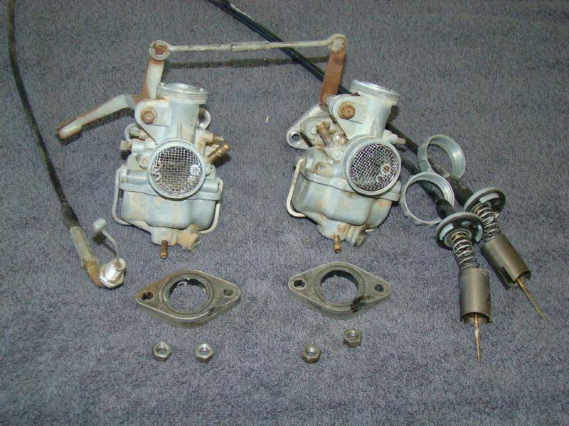 1972 honda cb175   carburetors, intakes, insulators and cable 