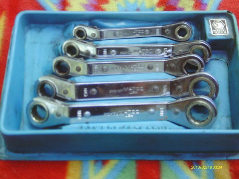 Matco metric ratchet wrench set