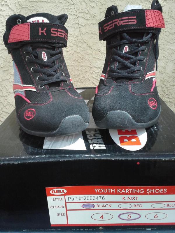 Bell youth karting shoes