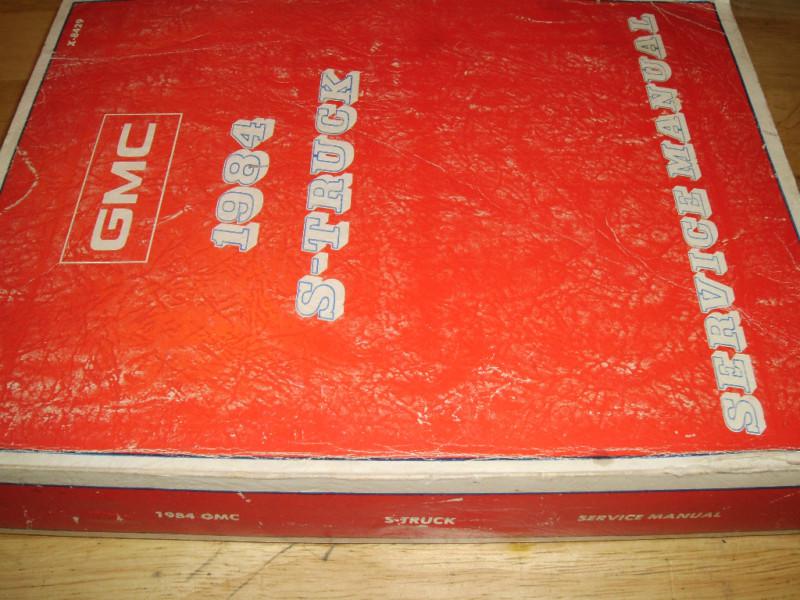 1984 GMC S15 & JIMMY TRUCK SHOP MANUAL ORIG GM S-15 BOOK!, US $32.50, image 3