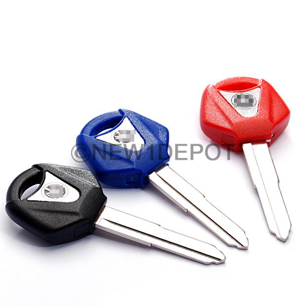3 pcs metal alloy motorcycle blank uncut key for yamaha yzf r1 99-10 r6 98-10 