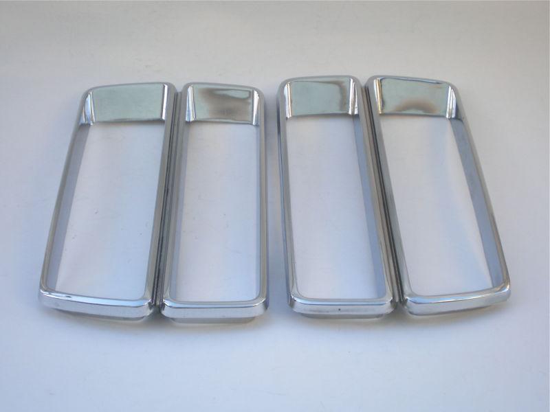 Purchase DATSUN 260Z 280Z Tail Light Chrome Trim Bezels (OEM) in