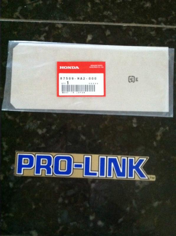 1985 honda 250r atc nos decal " brand new " pro-link