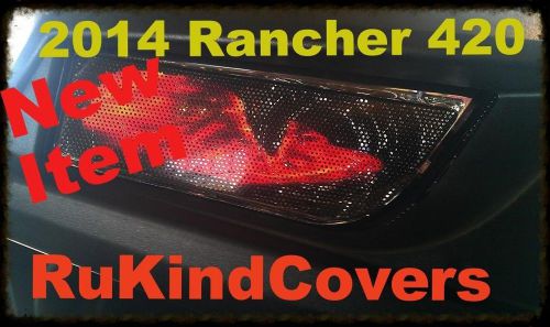 2014  honda trx 420 trx420 rancher reaper eye&#039;s headlight covers  new