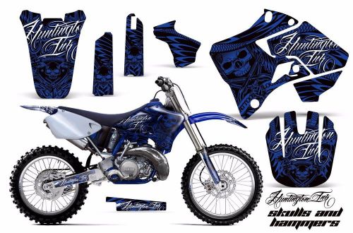 Yamaha graphic kit amr racing bike decal yz 125/250 decals mx parts 96-01 hish u