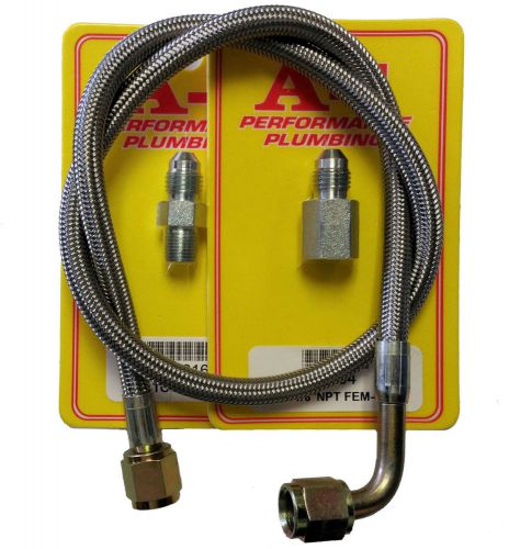 48" gauge line oil pressure / fuel pressure hose kit