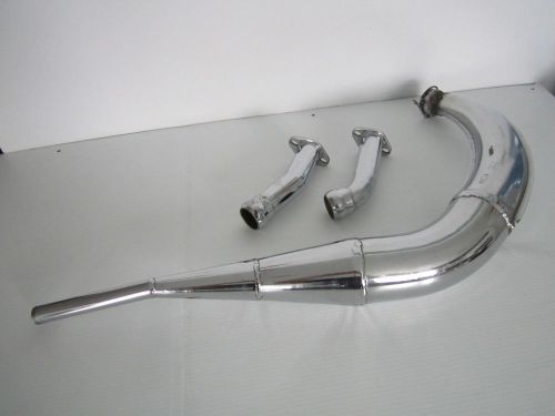 Vintage 1972 alouette villain 440 snowmobile exhaust tune pipe &amp; manifold elbow