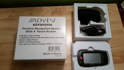 Advent adv800xm jensen nvxm1000 car gps navigation plus xm ready touch screen