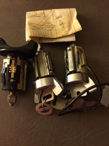 Motorcraft ford cylinder &amp; keys, sw-2396, f3dz-11582-a, nos