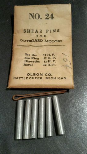 Vintage no. 24 shear pins for: see bee see king hiawatha royal