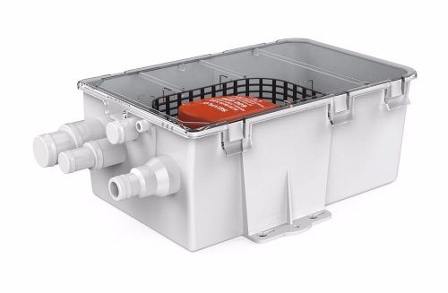 Seaflo 12v boat marine shower sump pump drain kit system 600gph multi-port inlet