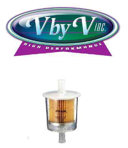 Fram g2 fuel filter w/ hose clamps 5/16" each