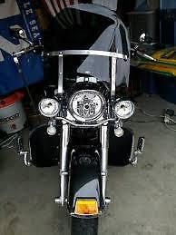 Harley road king18.5" drk tint your summer shield ! 1/8" thick usa polycaronate