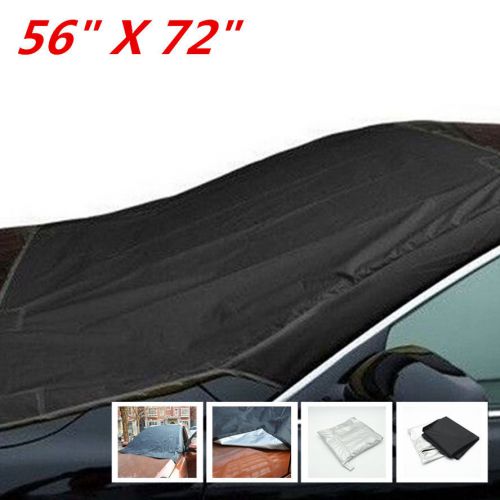 Car pickup windshield cover snow prevent ice frost protector shield magnet tarp
