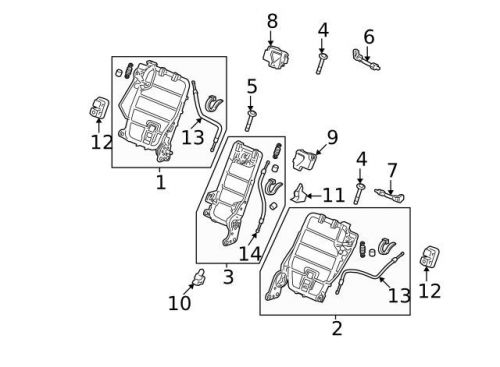 Genuine 2007-2011 honda lever cover outer cover 82124-swa-a01za