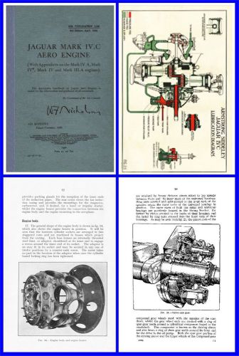 Jaguar aero engine 1930&#039;s manual cd ap1139 &amp; ap1346