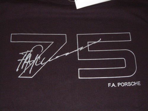 Porsche design driver's selection 75 year f.a. porsche t-shirt, usa xl, euro xxl