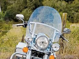 For harley road king,18.5"   clear 100% american made