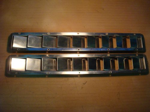 Slickcraft -- bilge blower -- vent covers -- stainless steel