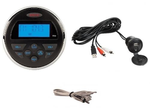 Jensen ms30 mp3 marine waterproof  boat  ms30rtl ms30ps stereo + jenaux +antenna