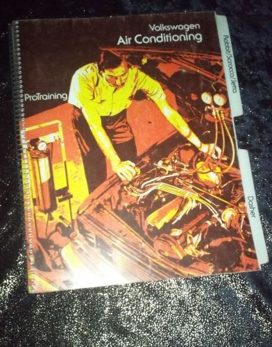 Vw air cond jetta rabbit scirocco dasher technician training manual original!