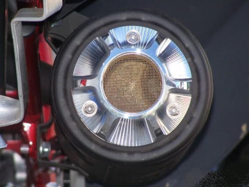 3d power tip - cnc billet exhaust tip yamaha raptor 125 w/ spark arrestor screen